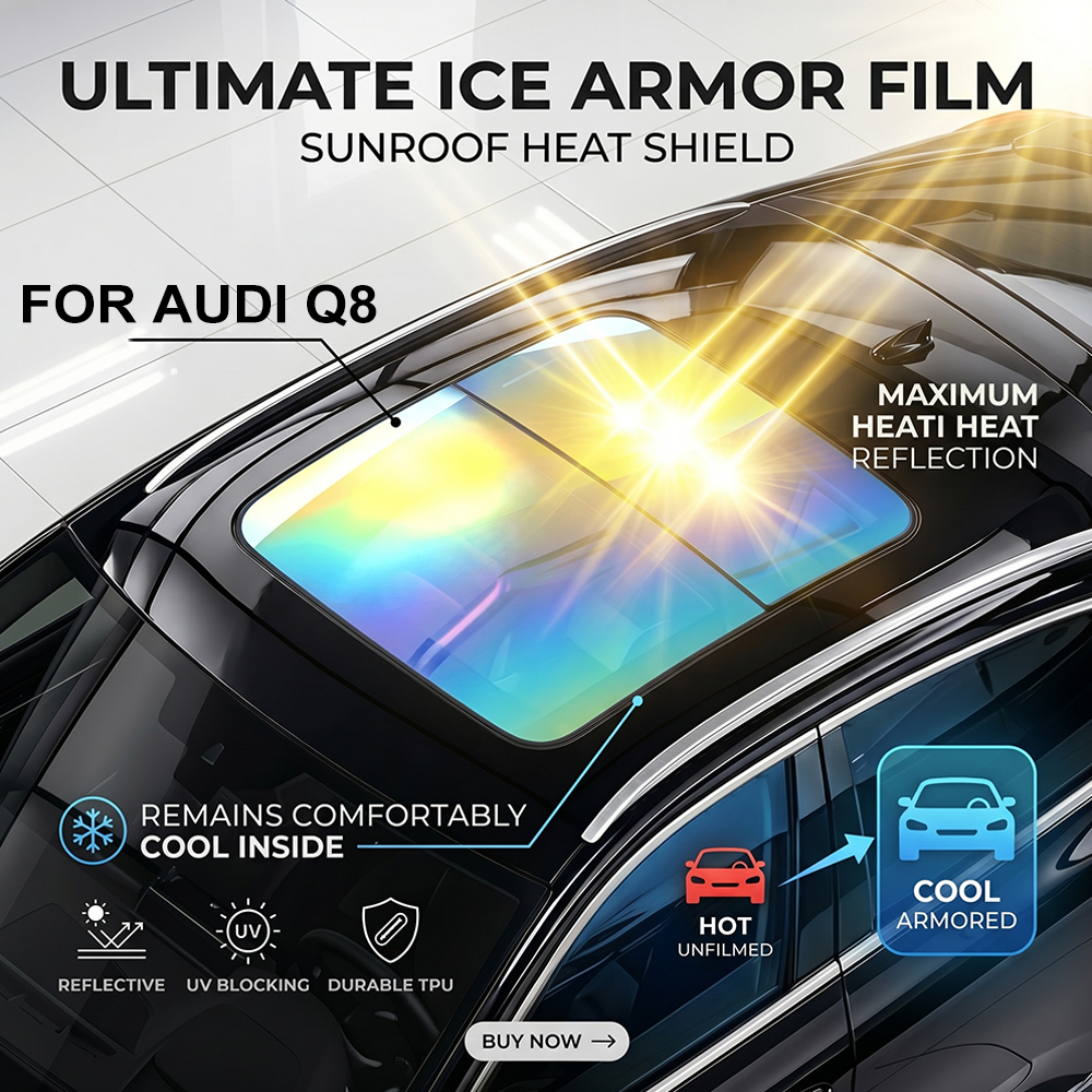 Anti Blue Light Film - For Audi Q8 4M 2018-2025 7.5mil
