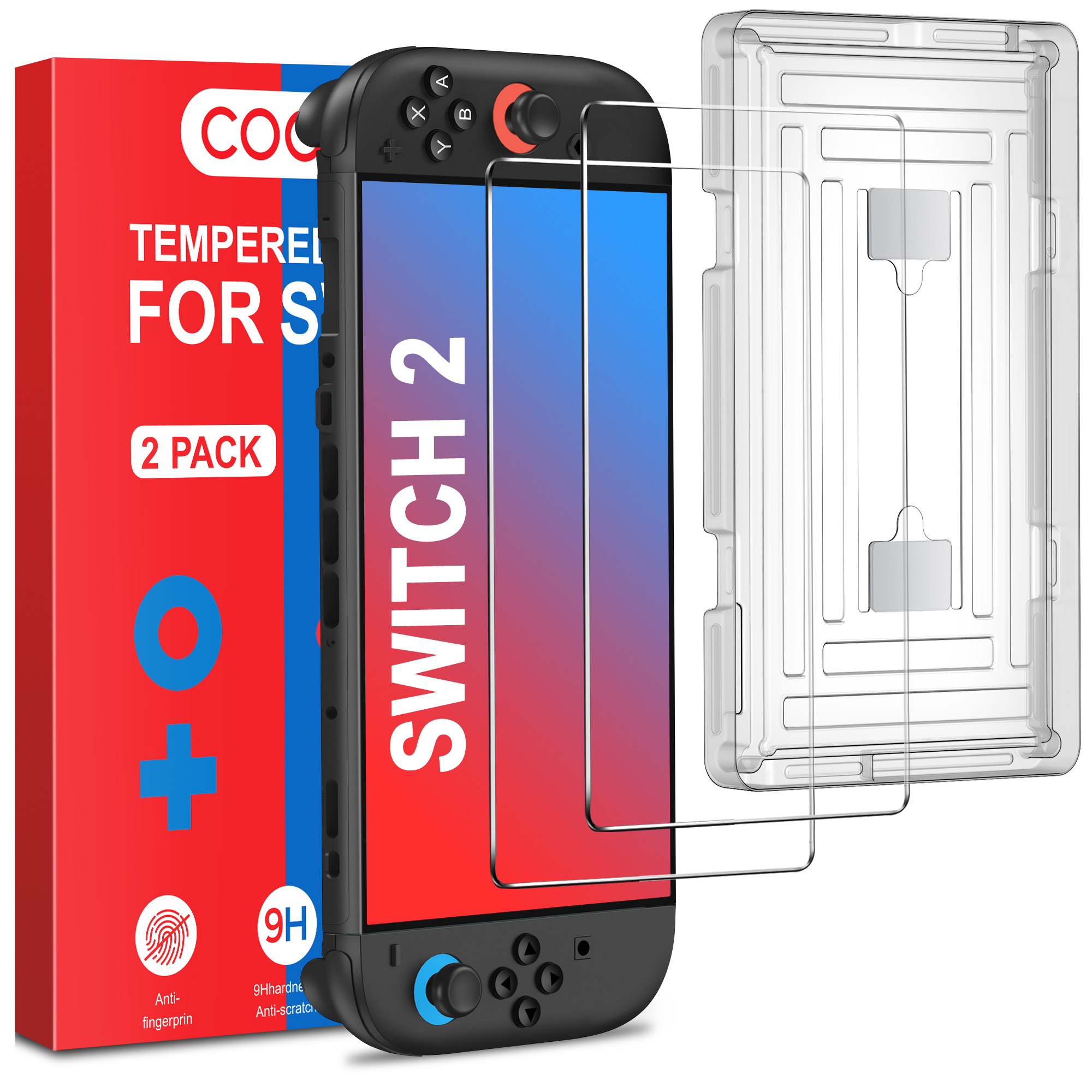 Screen Alignment Tool - BEBONCOOL 2-Pack Tempered Glass Screen Protector