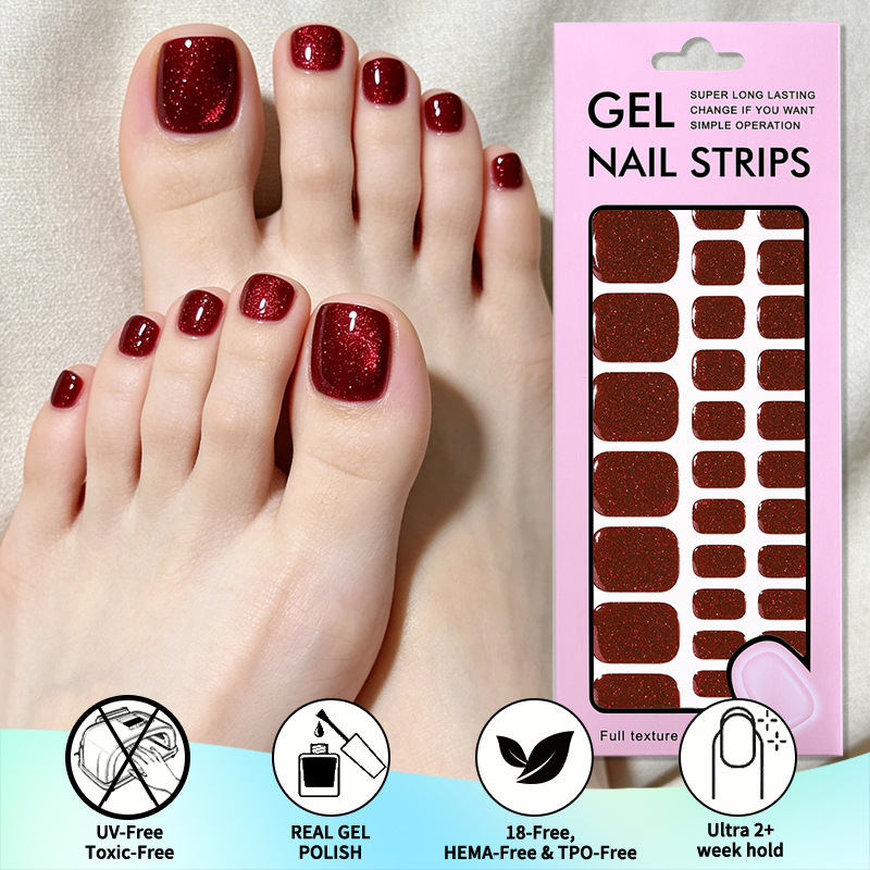 Full Cover Adhesive - Solid Color Super Flash UV-Free Gel