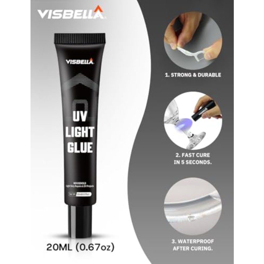 UV Light Glue Resin Kit with L - Liquid Uv Glue Kit recension och pris
