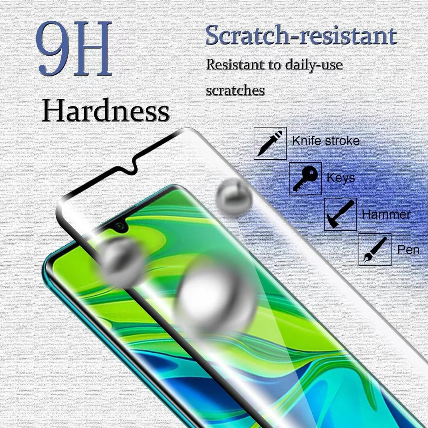 6IN1 For Xiaomi Mi 10 Glass Mi - Curved Edge Screen recension och pris