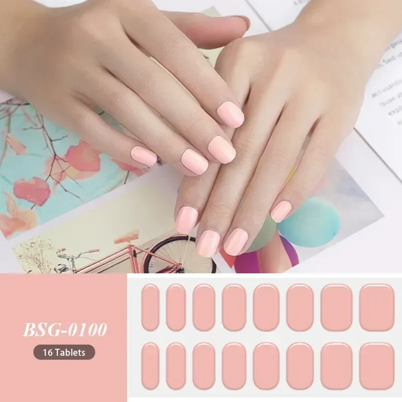 16/18/20Tips Christmas Gel Nai - Full Cover Adhesive recension och pris