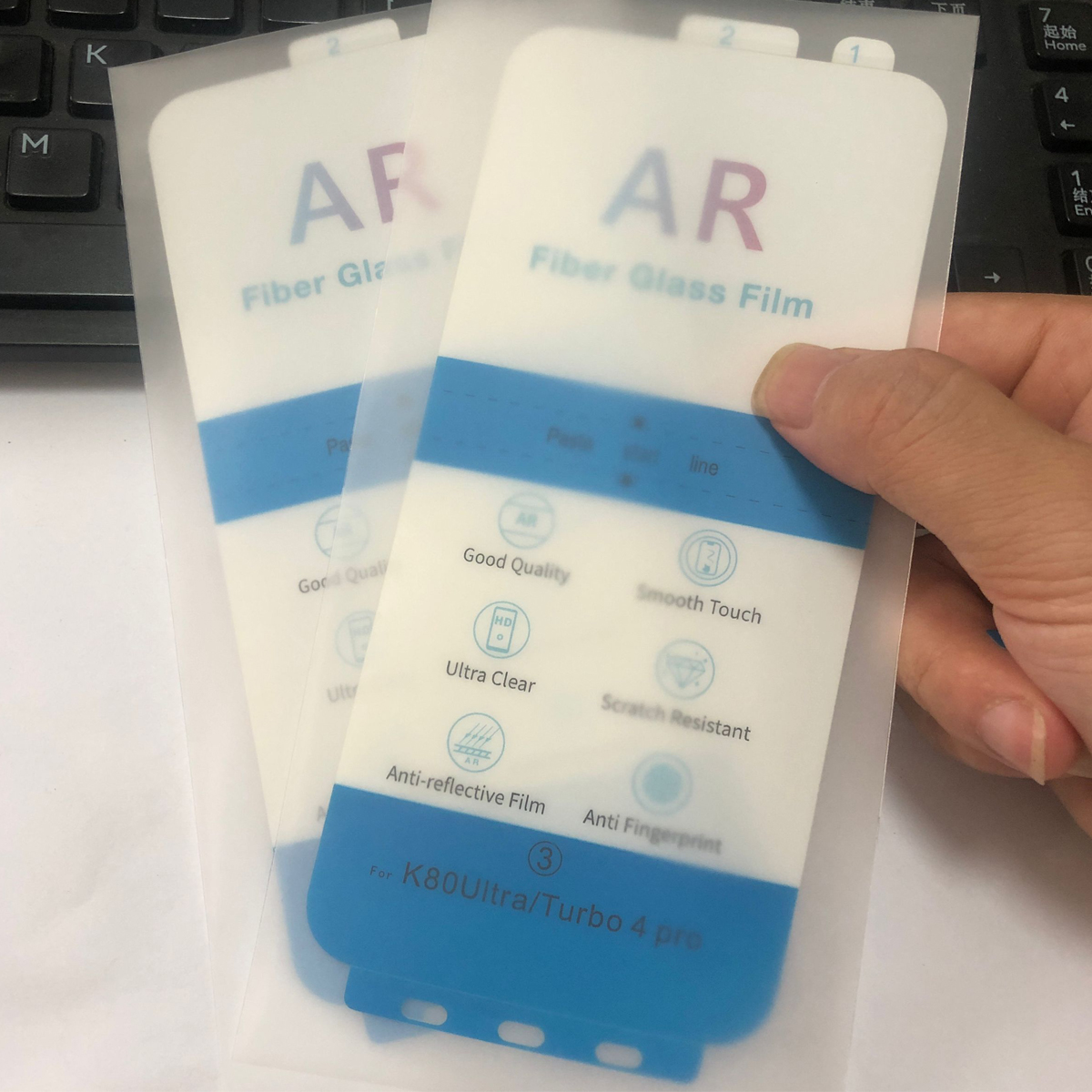 2Pcs AR Anti-Reflection PET Fi - Screen Alignment Tool recension och pris