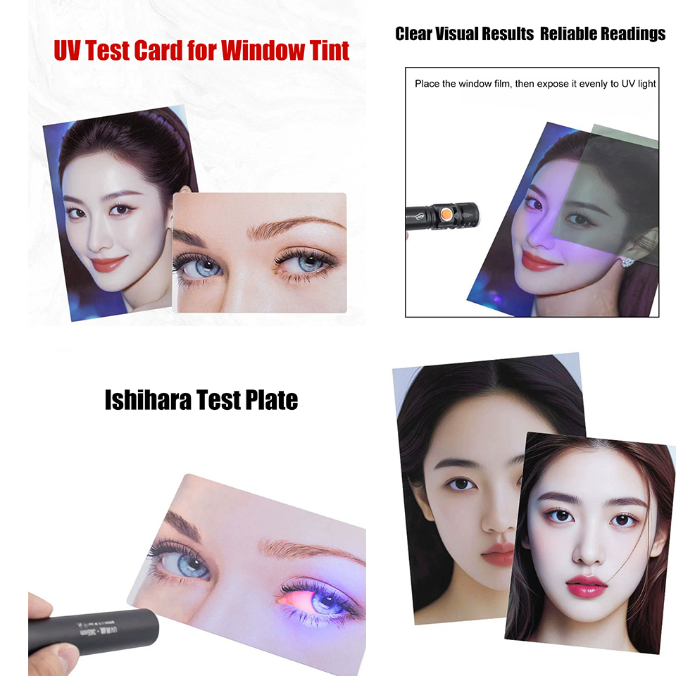Blue Light & UV Test Card for  - Anti Blue Light Film recension och pris