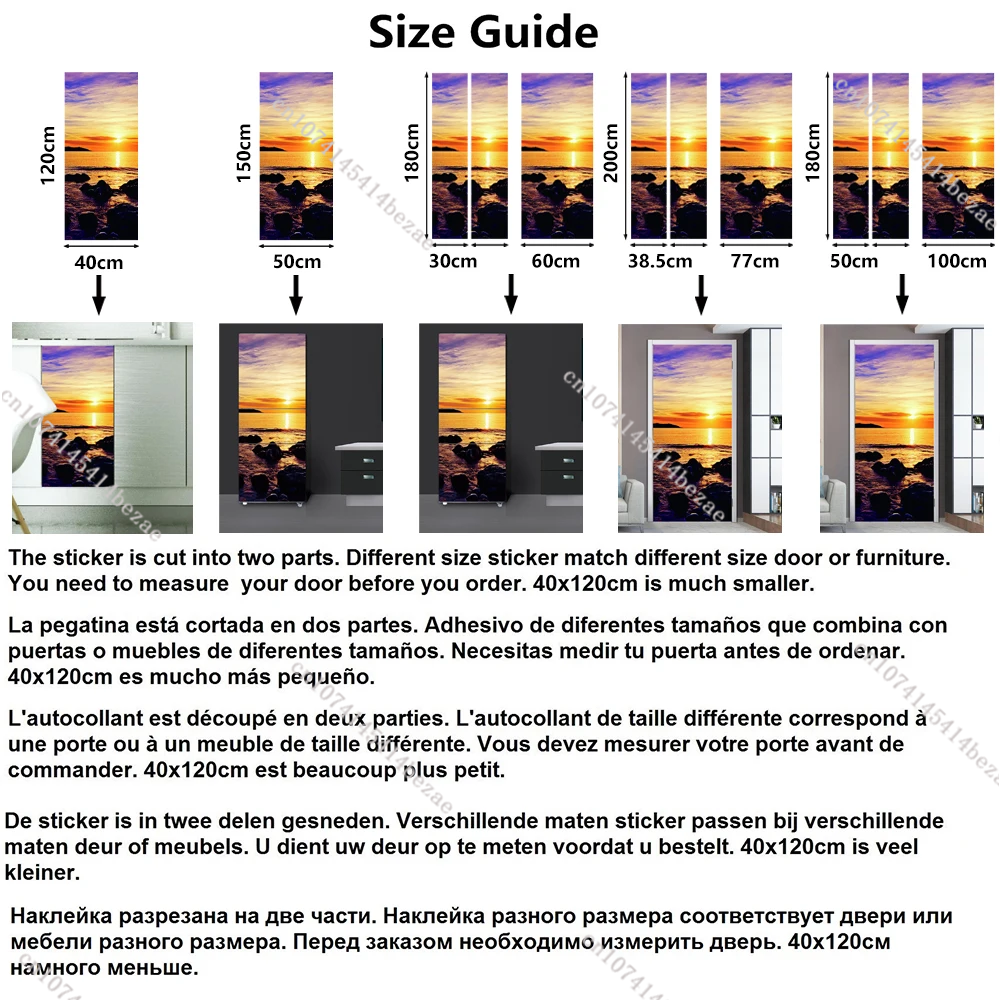 Fresh Fruit Full Door Cover Fr - Full Cover Adhesive recension och pris