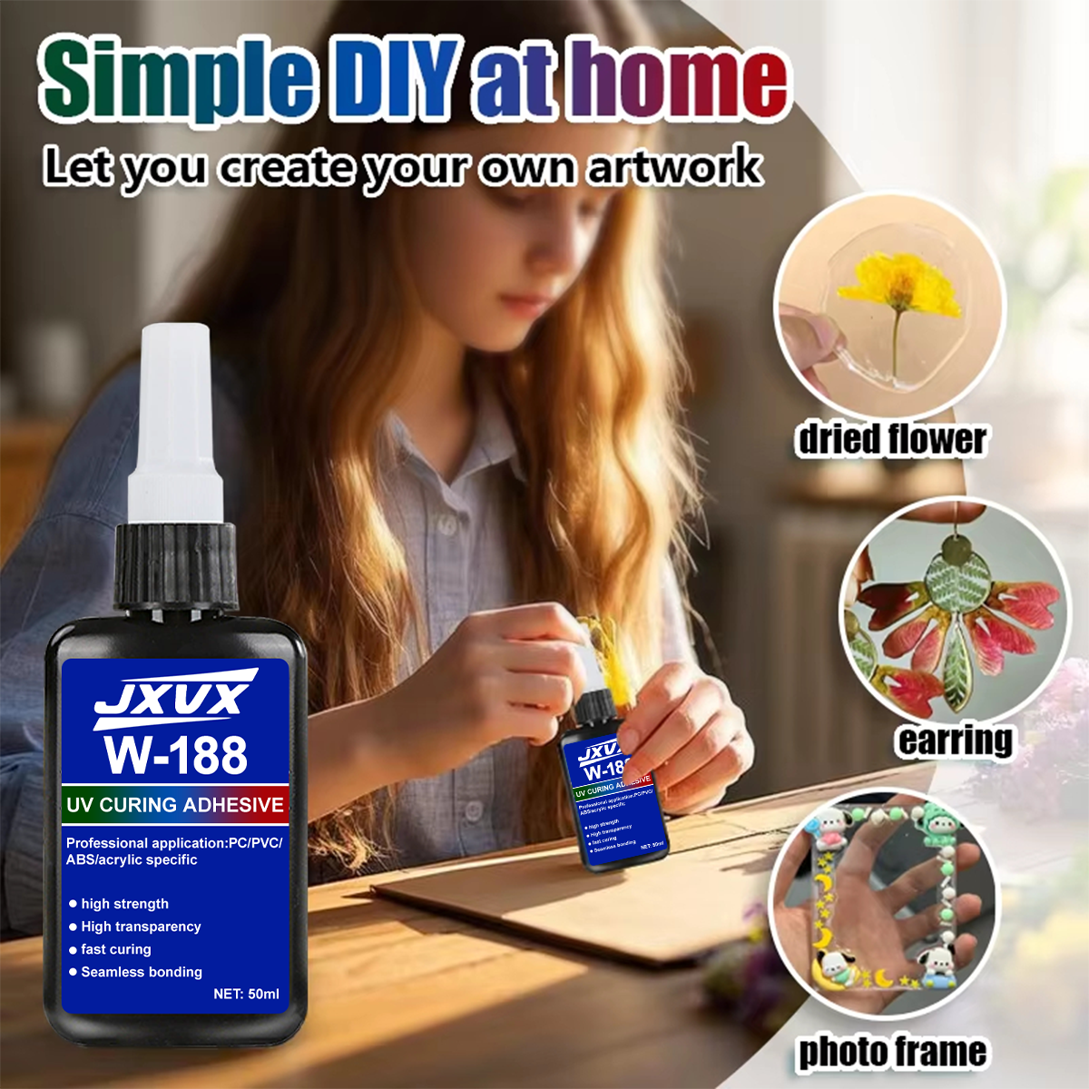 2025 Professional UV Resin-Qui - Liquid Uv Glue Kit recension och pris