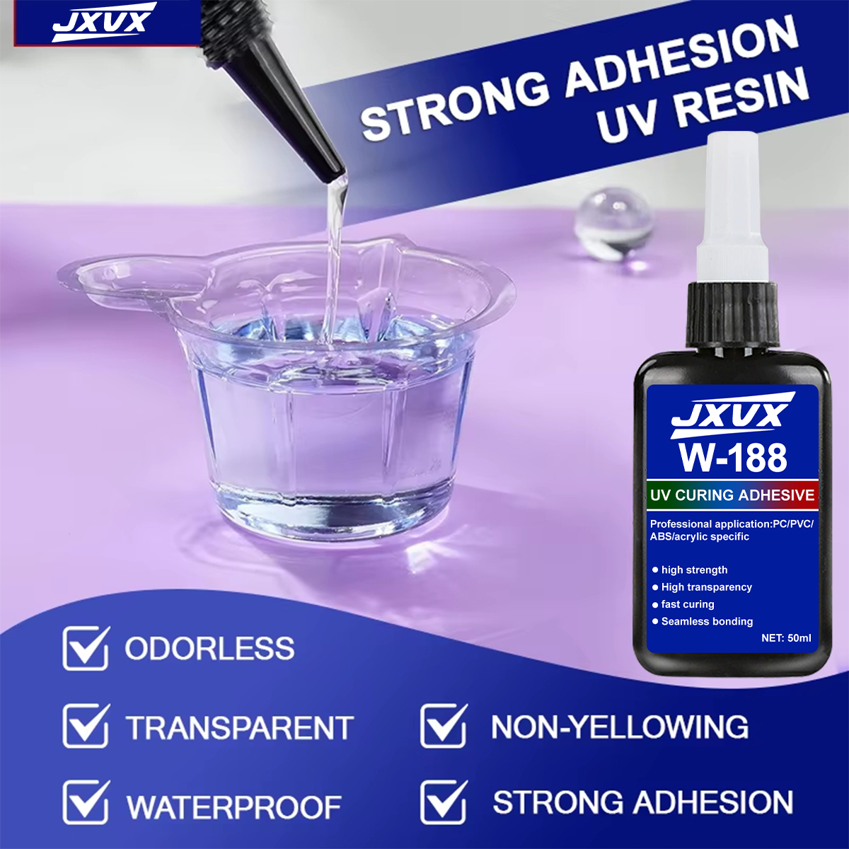 2025 Professional UV Resin-Qui - Liquid Uv Glue Kit recension och pris