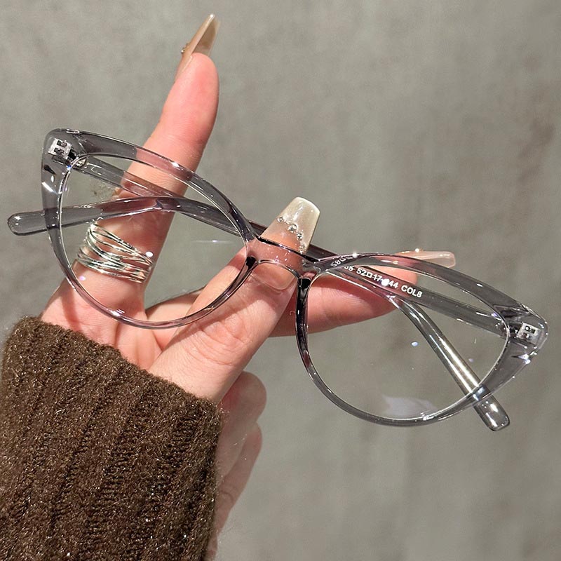 Small Cat Eye Eyeglasses Women - Anti Blue Light Film recension och pris