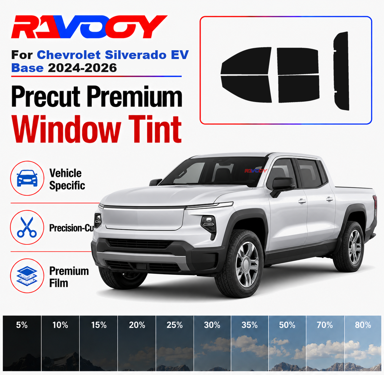 Premium Precut Window Tint Kit - Privacy Screen Protector recension och pris