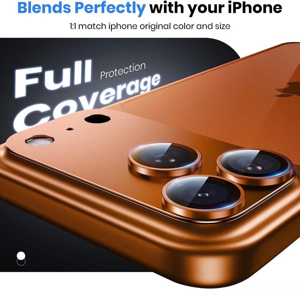 For Phone 17 Pro Max Camera Le - Tempered Glass Screen 9H recension och pris