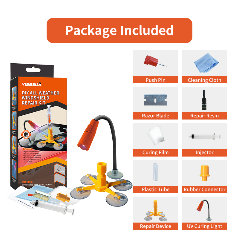 Visbella Car Windshield Repair - Liquid Uv Glue Kit recension och pris