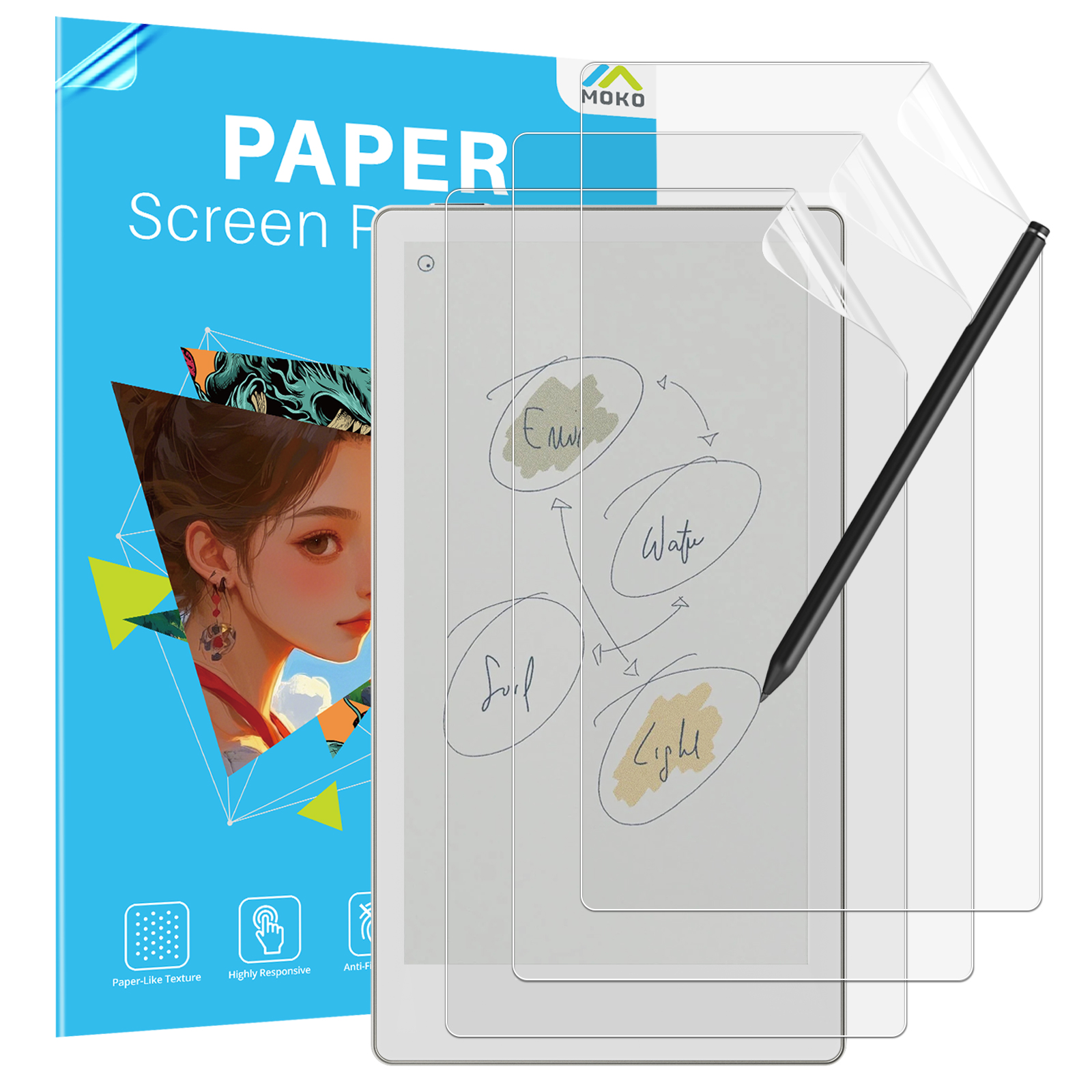 3 Pack PaperFeeling Screen Pro - Matte Anti Glare Screen recension och pris