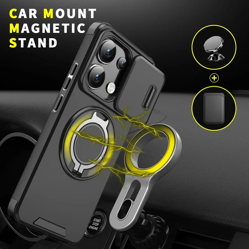 Shockproof Armor Magnetic Brac - Camera Lens Protector recension och pris