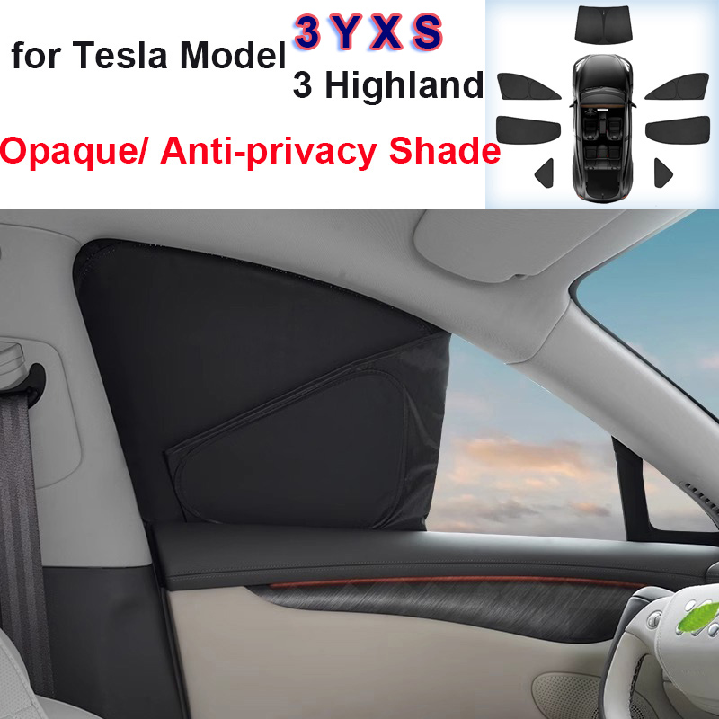 Car Sunshade for Tesla Model 3 - Privacy Screen Protector recension och pris