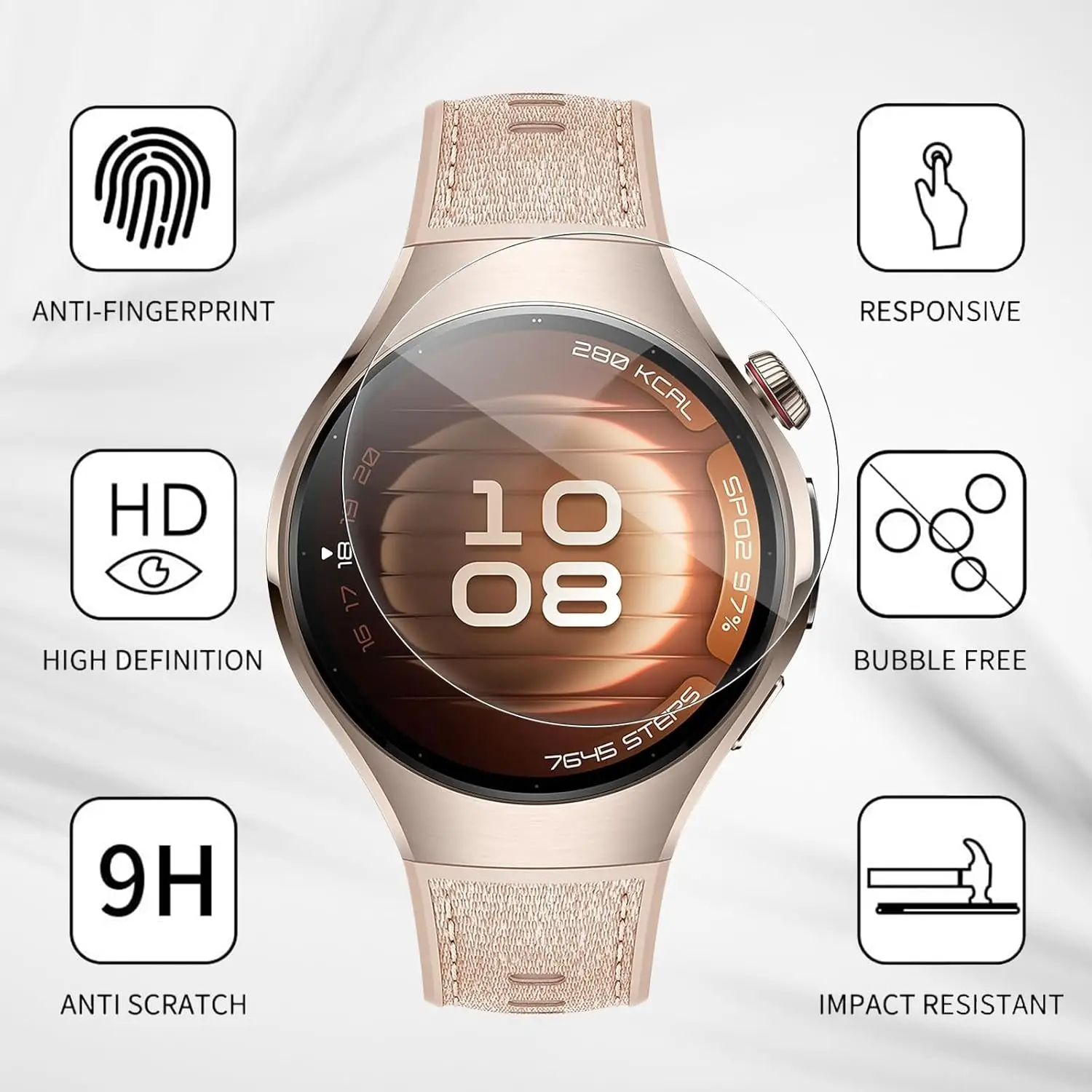 Hydrogel Film For Huawei Watch - Hydrogel Screen Protector recension och pris