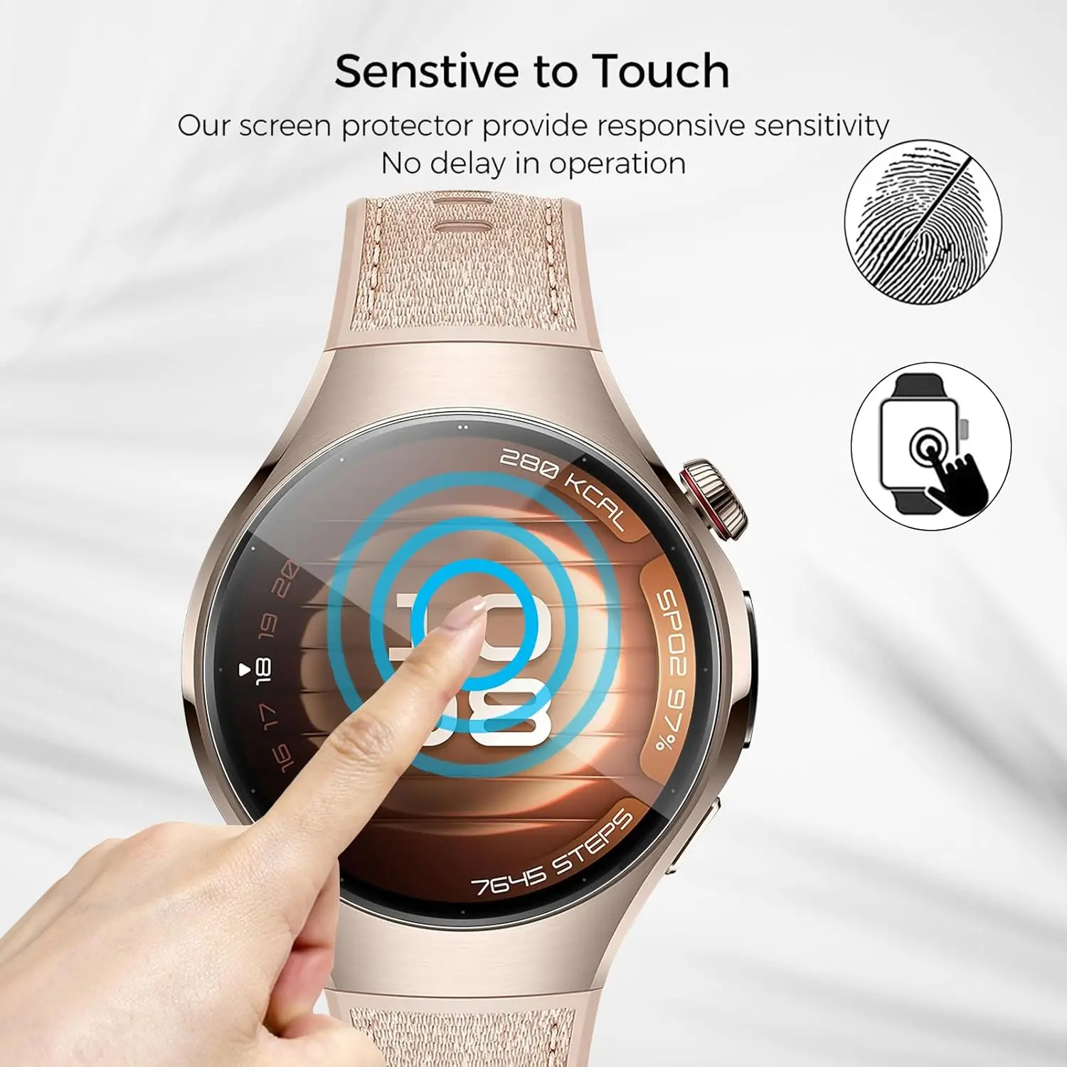Hydrogel Film For Huawei Watch - Hydrogel Screen Protector recension och pris