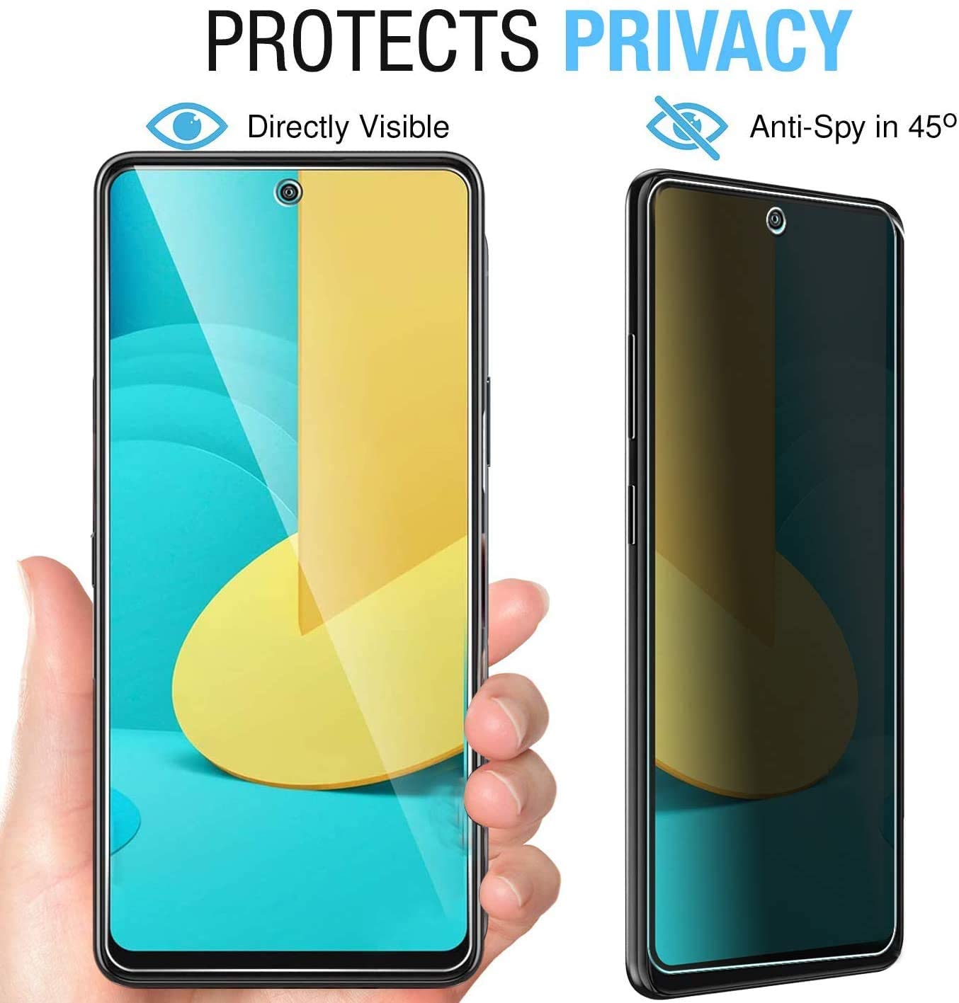 2 PACK Privacy Filter Tempered - Privacy Filter 2Pack recension och pris