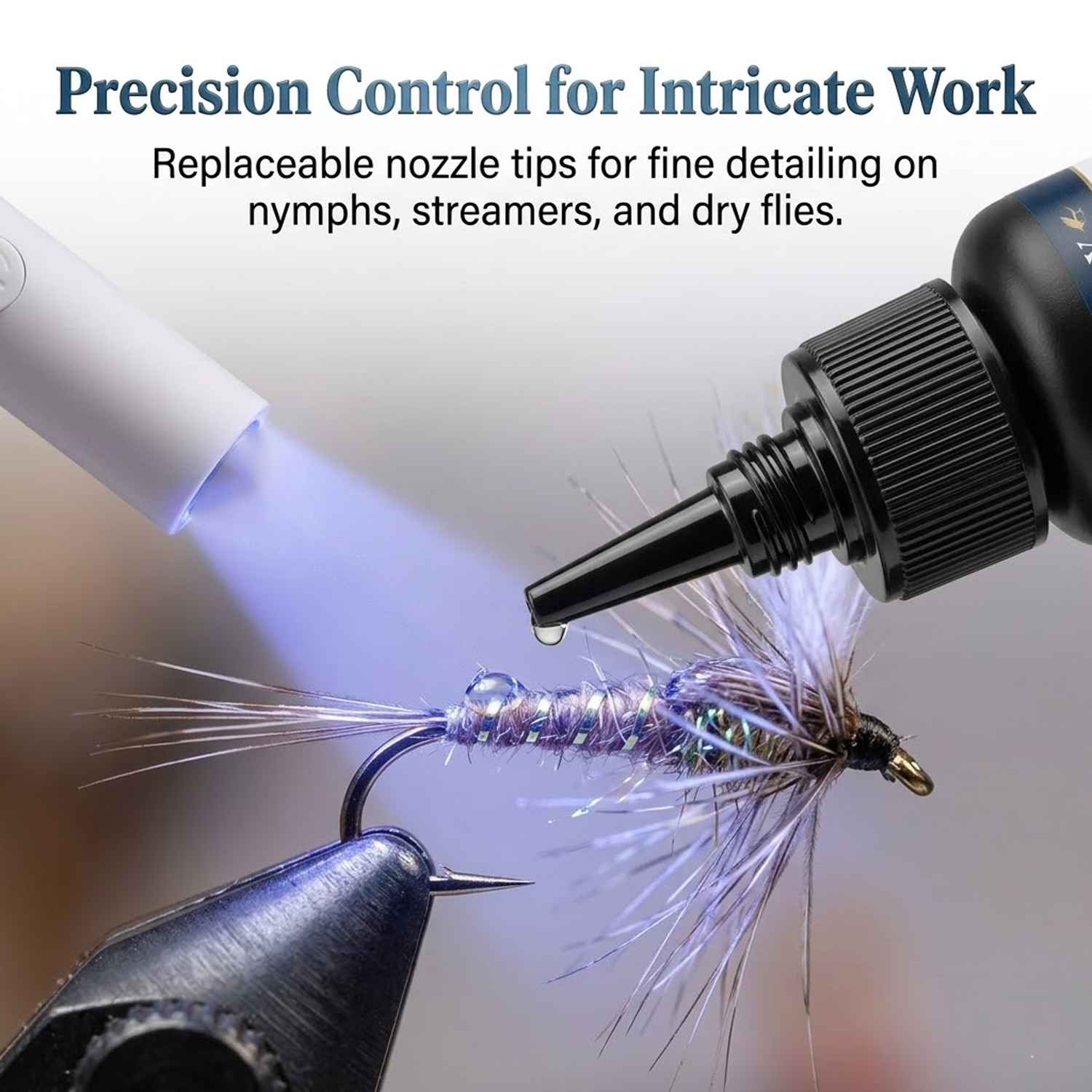 UV Resin Fly Tying Kit with US - Liquid Uv Glue Kit recension och pris