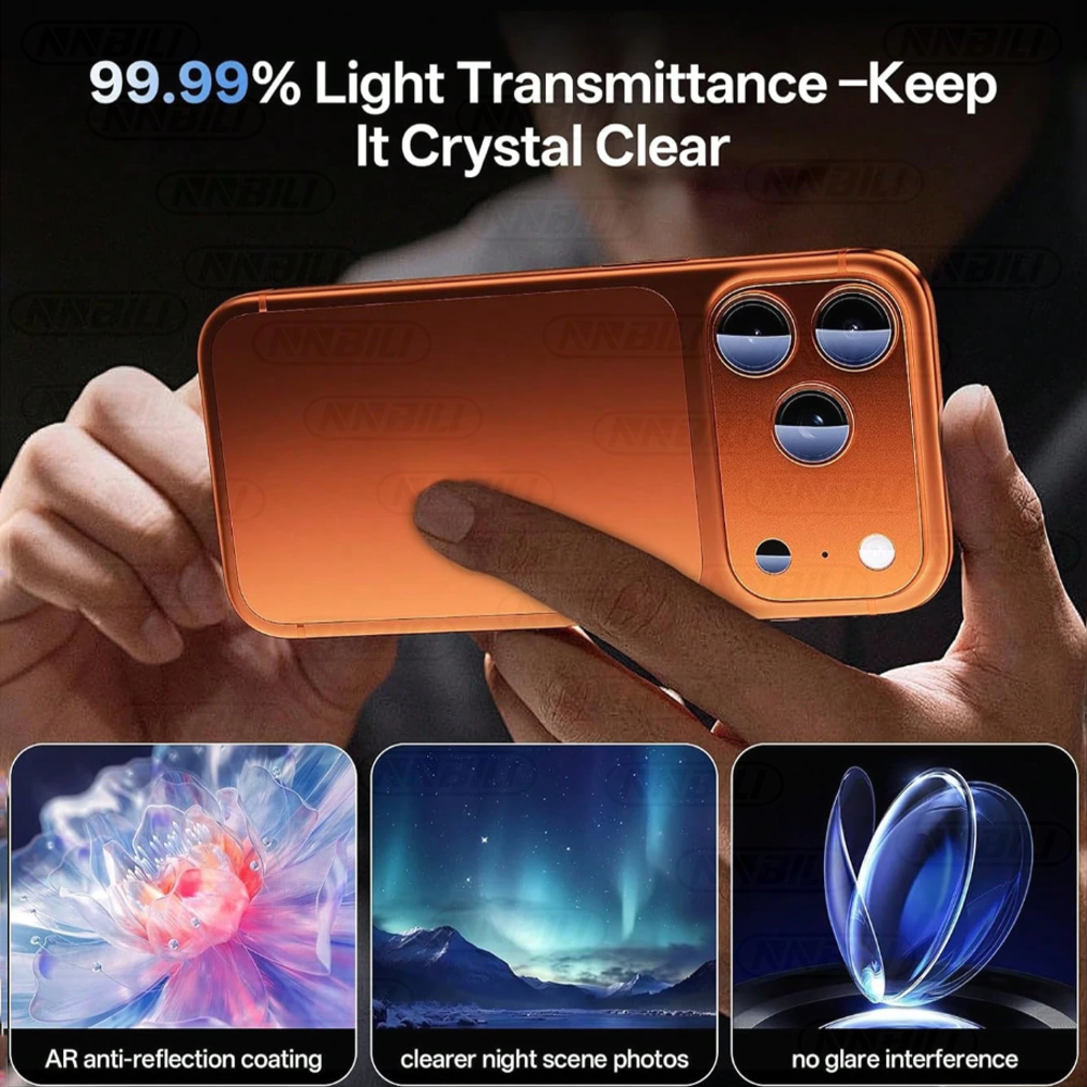 NNBILI 2Pcs For IPhone 17 Pro  - Tempered Glass Screen 9H recension och pris