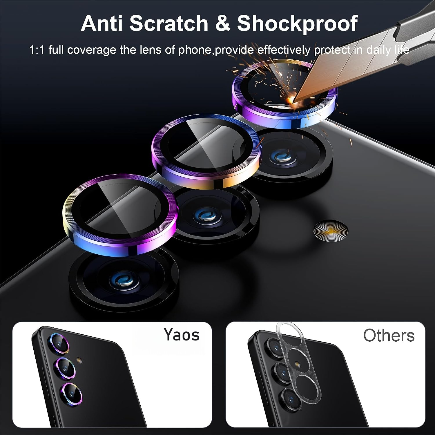 9H Tempered Glass Camera Scree - Tempered Glass Screen 9H recension och pris