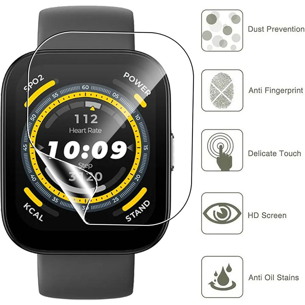 3PCS Clear HD Film Screen Prot - Smartwatch Screen Film recension och pris