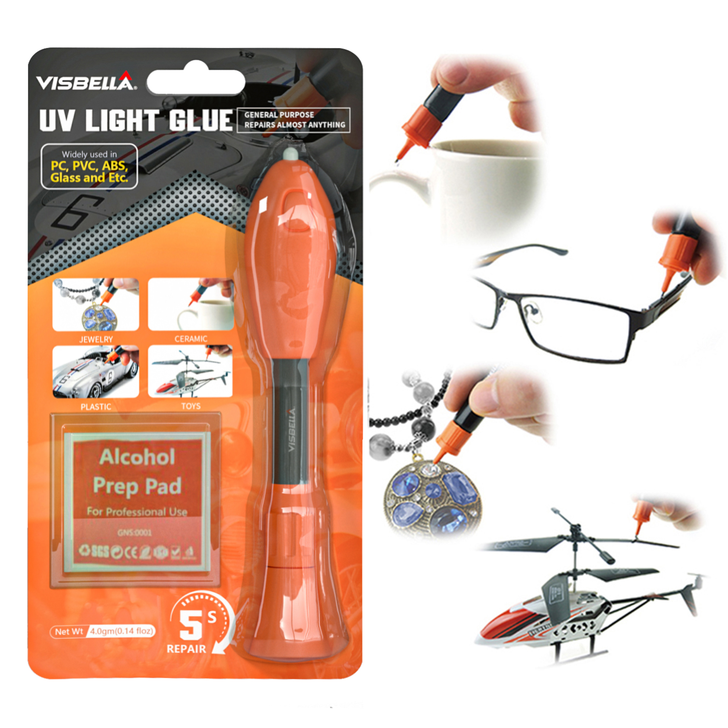 Fix Liquid Glue Metal Plastic  - Liquid Uv Glue Kit recension och pris