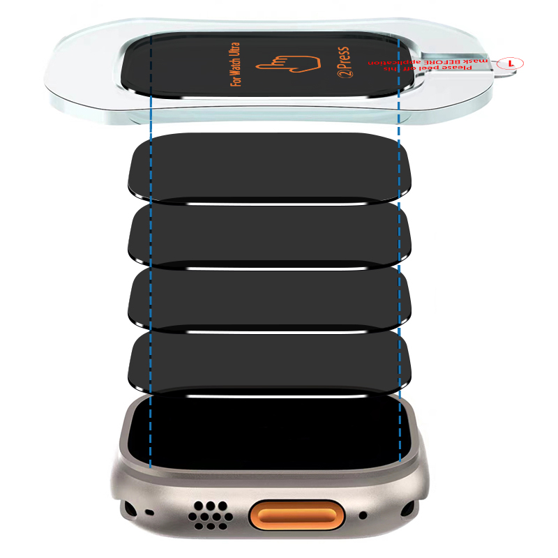 Privacy Screen Protector Film  - Screen Alignment Tool recension och pris