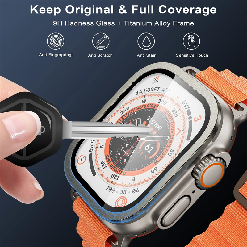 Tempered Glass for Apple Watch - Privacy Screen Protector recension och pris