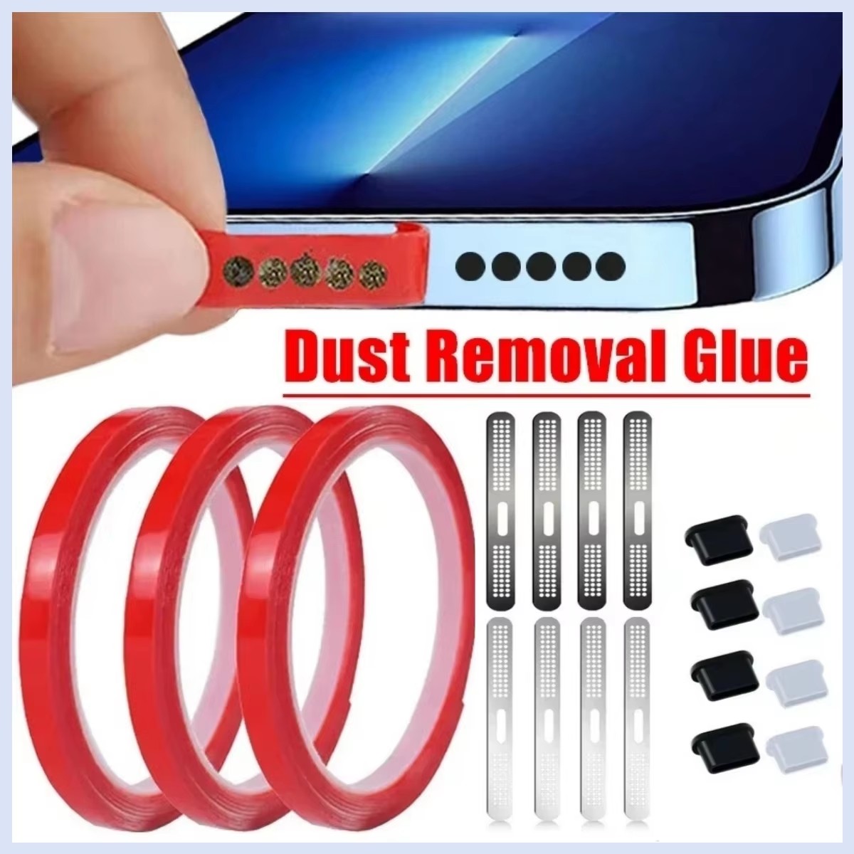 Universal Phone Speaker Dust R - Dust Removal Sticker recension och pris