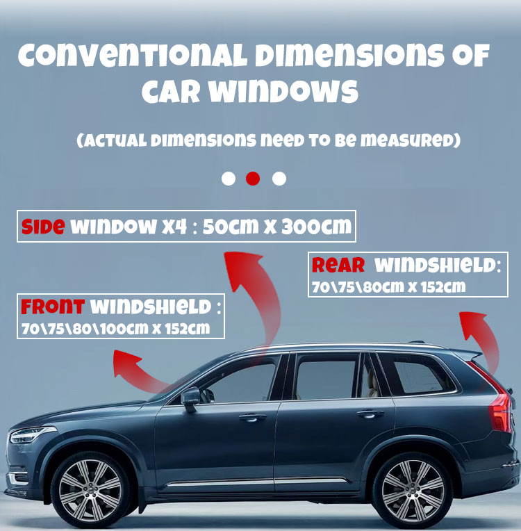Size 50/55/58 x152cm IR100%  N - Glass Protector Auto recension och pris