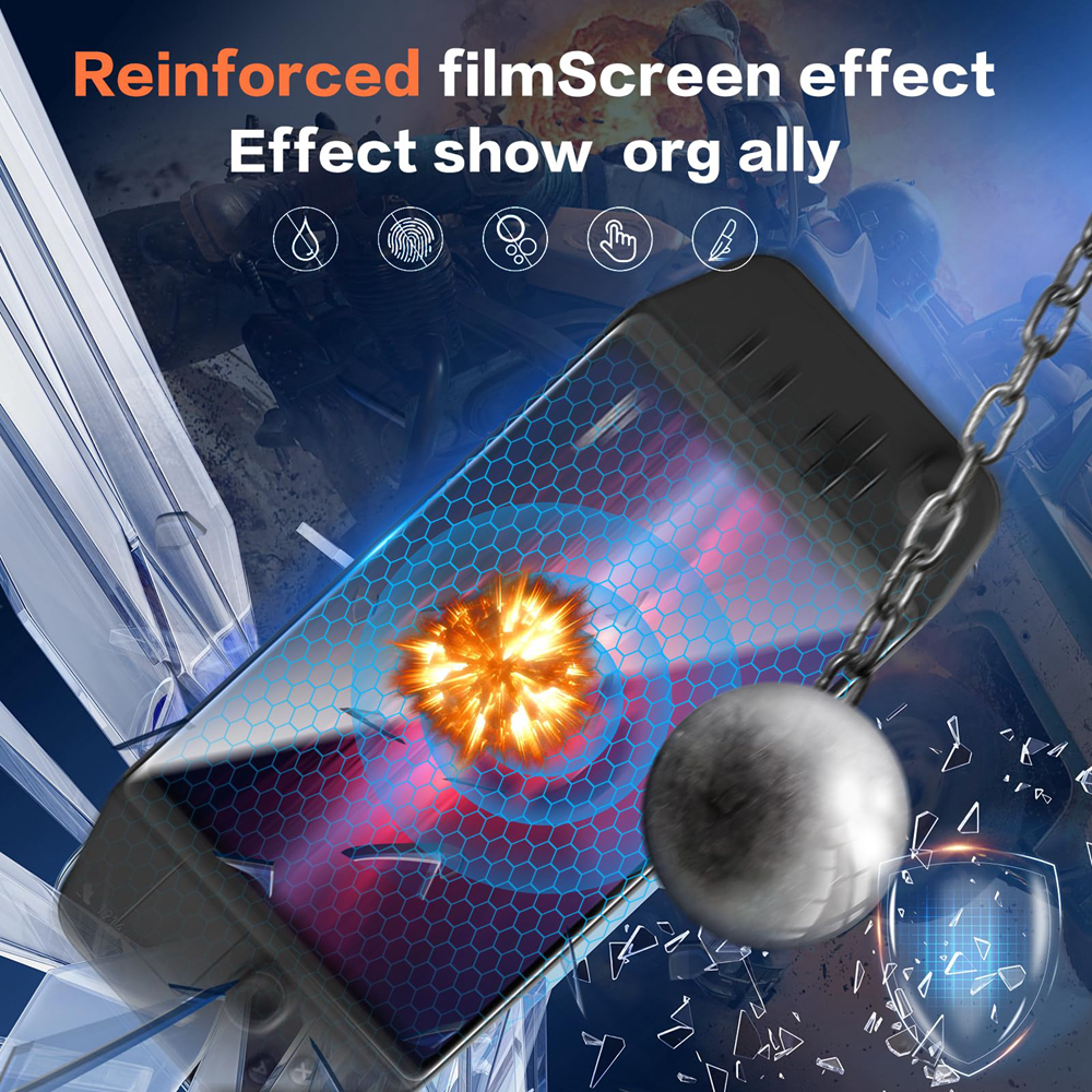 Tempered Glass Protective Film - Curved Edge Screen recension och pris