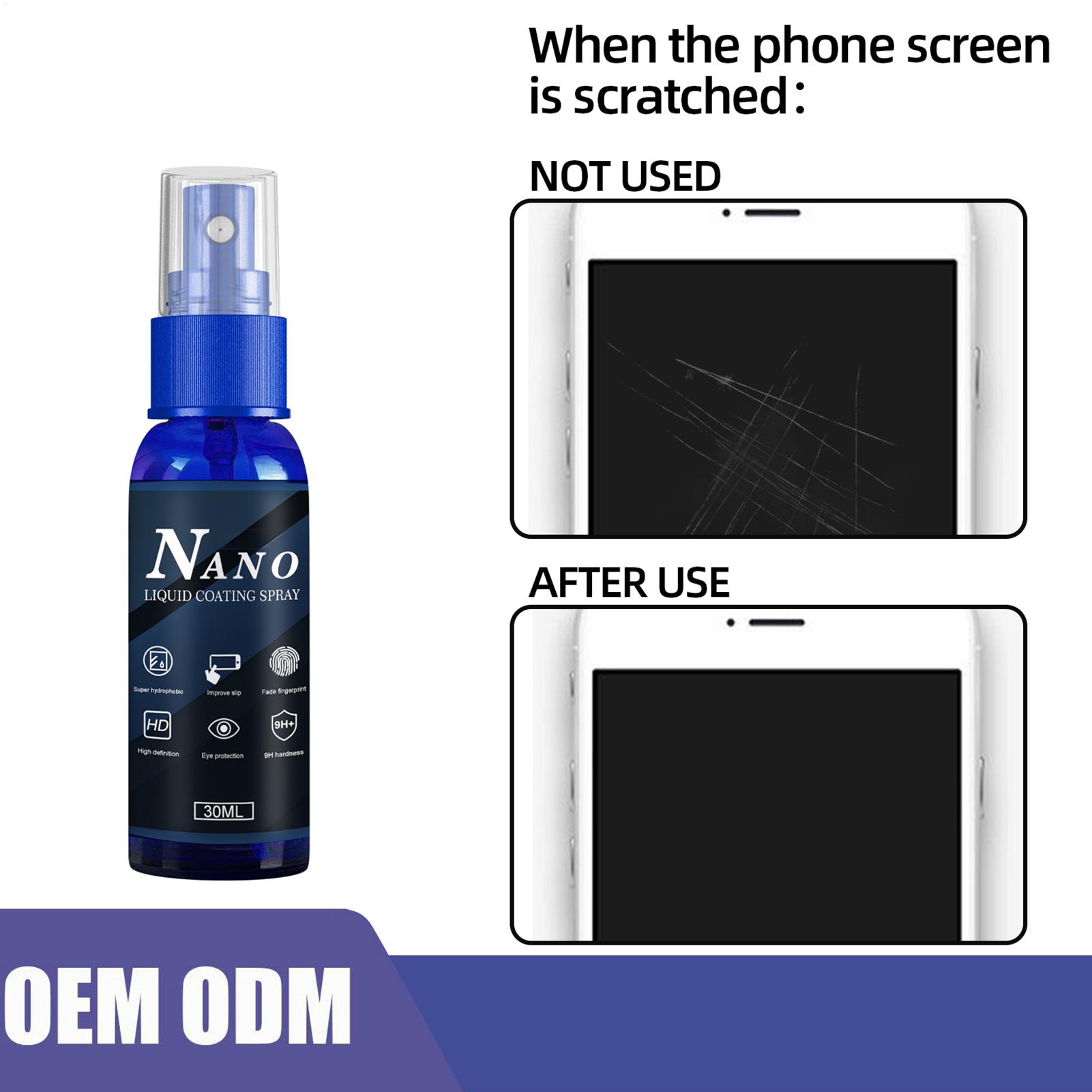 Liquid Screen Protector Spray  - Oleophobic Coating Spray recension och pris
