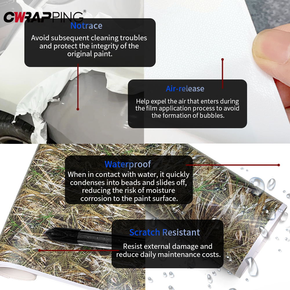 Leaf Camouflage Stickers for C - Full Cover Adhesive recension och pris