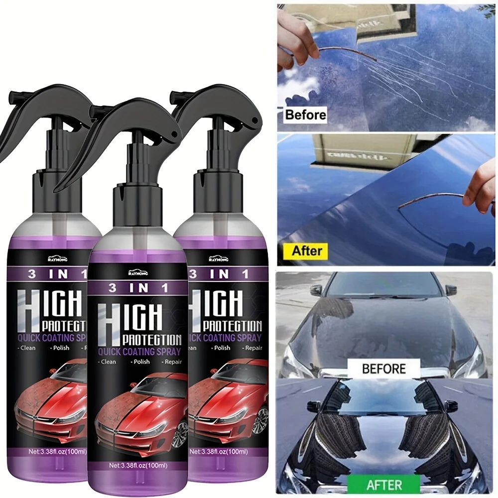 3 in 1 Car Ceramic Liquid Coat - Nano Liquid Coating recension och pris