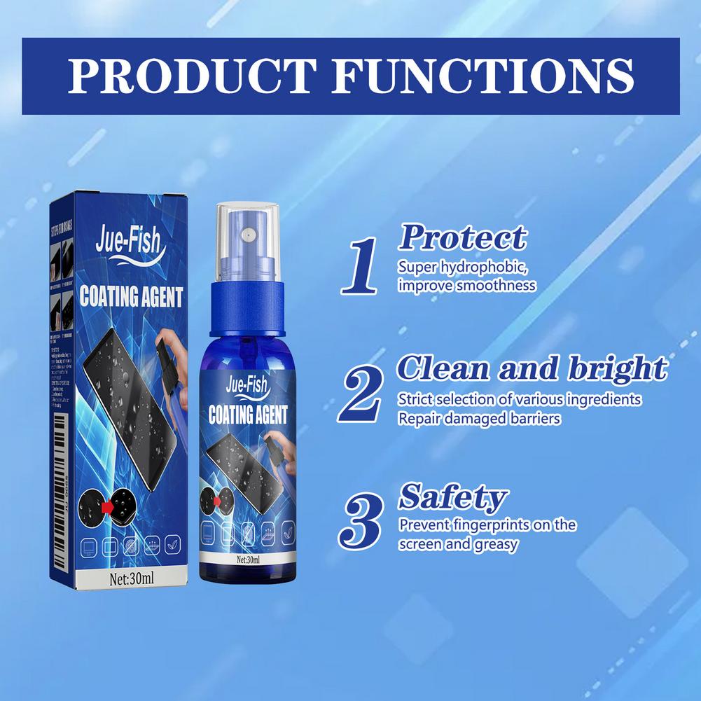 Liquid Screen Protector Spray  - Oleophobic Coating Spray recension och pris