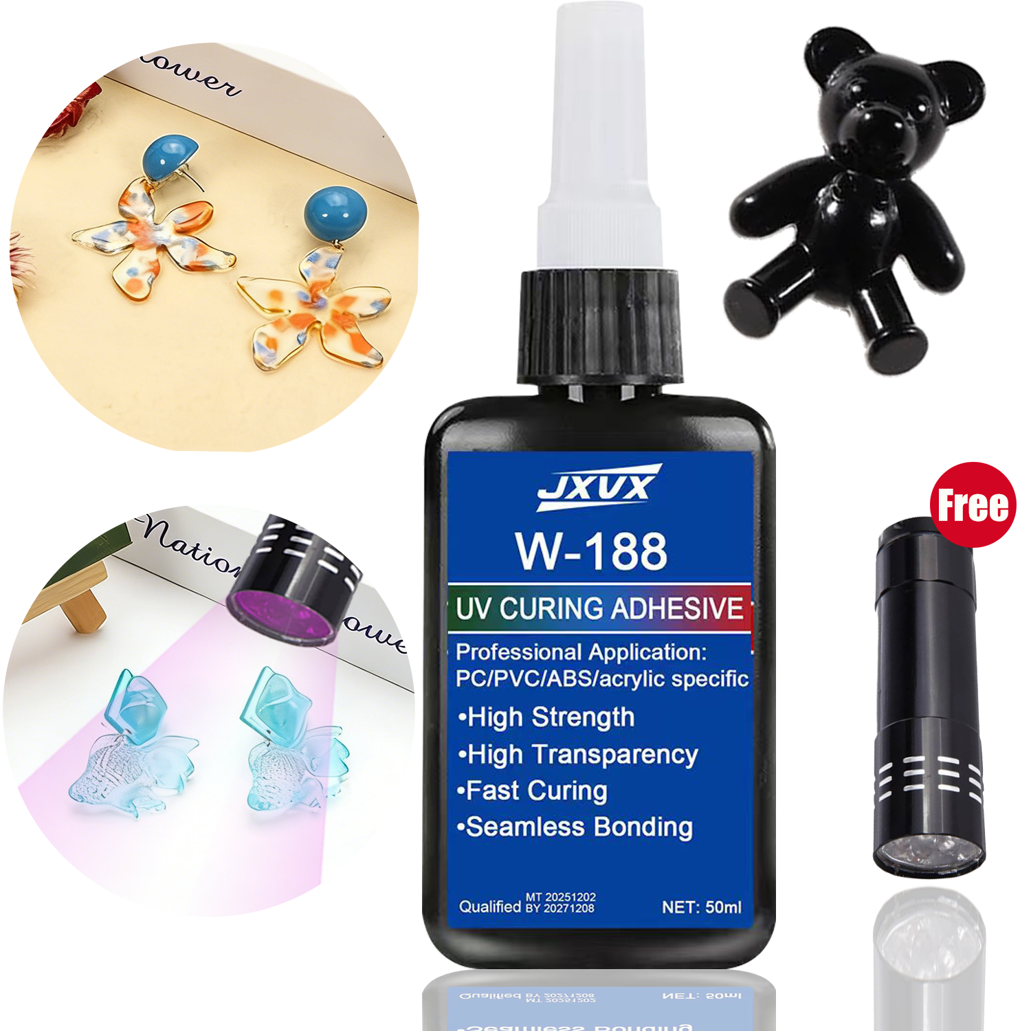 1.76oz UV Resin kits with lamp - Liquid Uv Glue Kit recension och pris