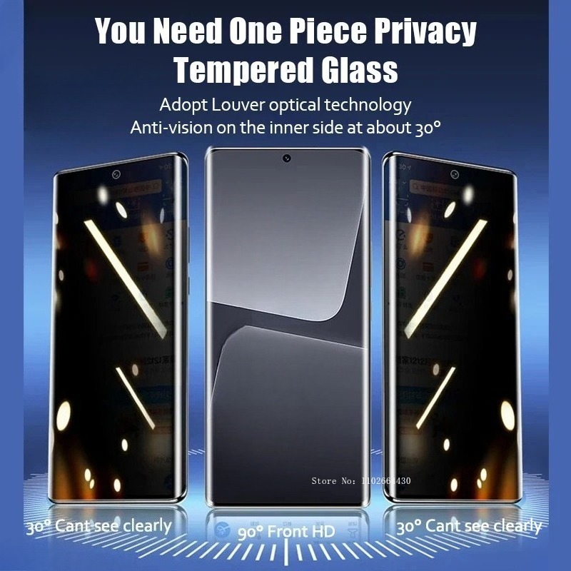 2PCS Privacy Anti Spy Peeping  - Curved Edge Screen recension och pris