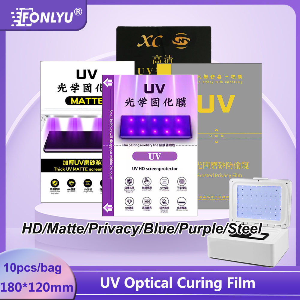 FONLYU UV Optical Hydrogel Fil - Screen Protector Cutter recension och pris