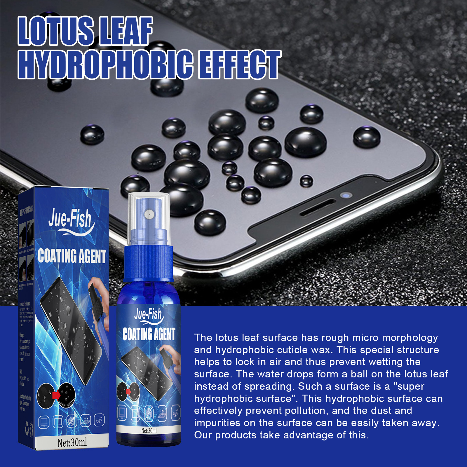 Liquid Screen Protector Spray  - Oleophobic Coating Spray recension och pris