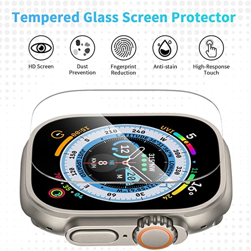 Tempered Glass for Apple Watch - Screen Alignment Tool recension och pris