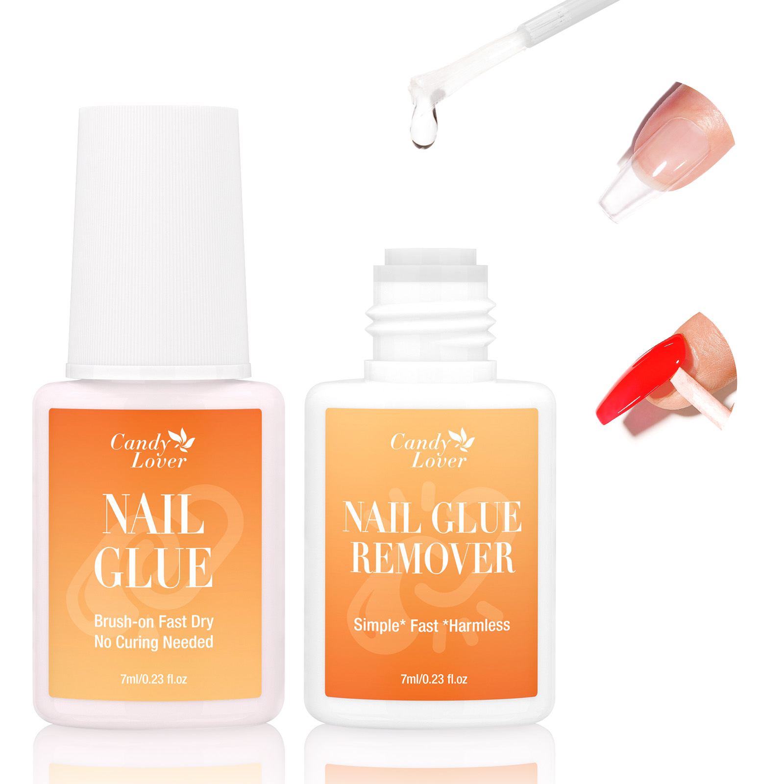 Super Strong Nail Glue Remover - Liquid Uv Glue Kit recension och pris