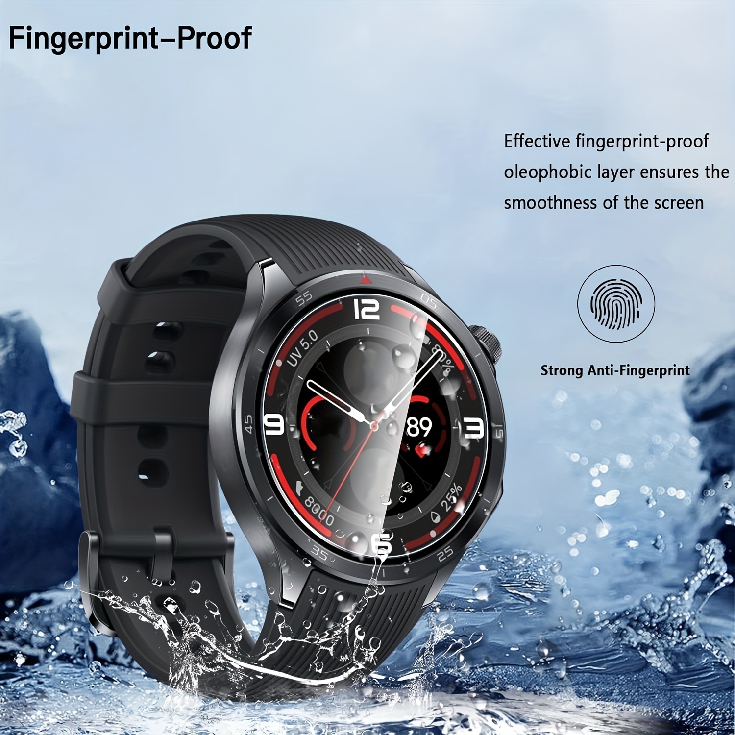 3PCS 9H Tempered Glass Screen  - Smartwatch Screen Film recension och pris