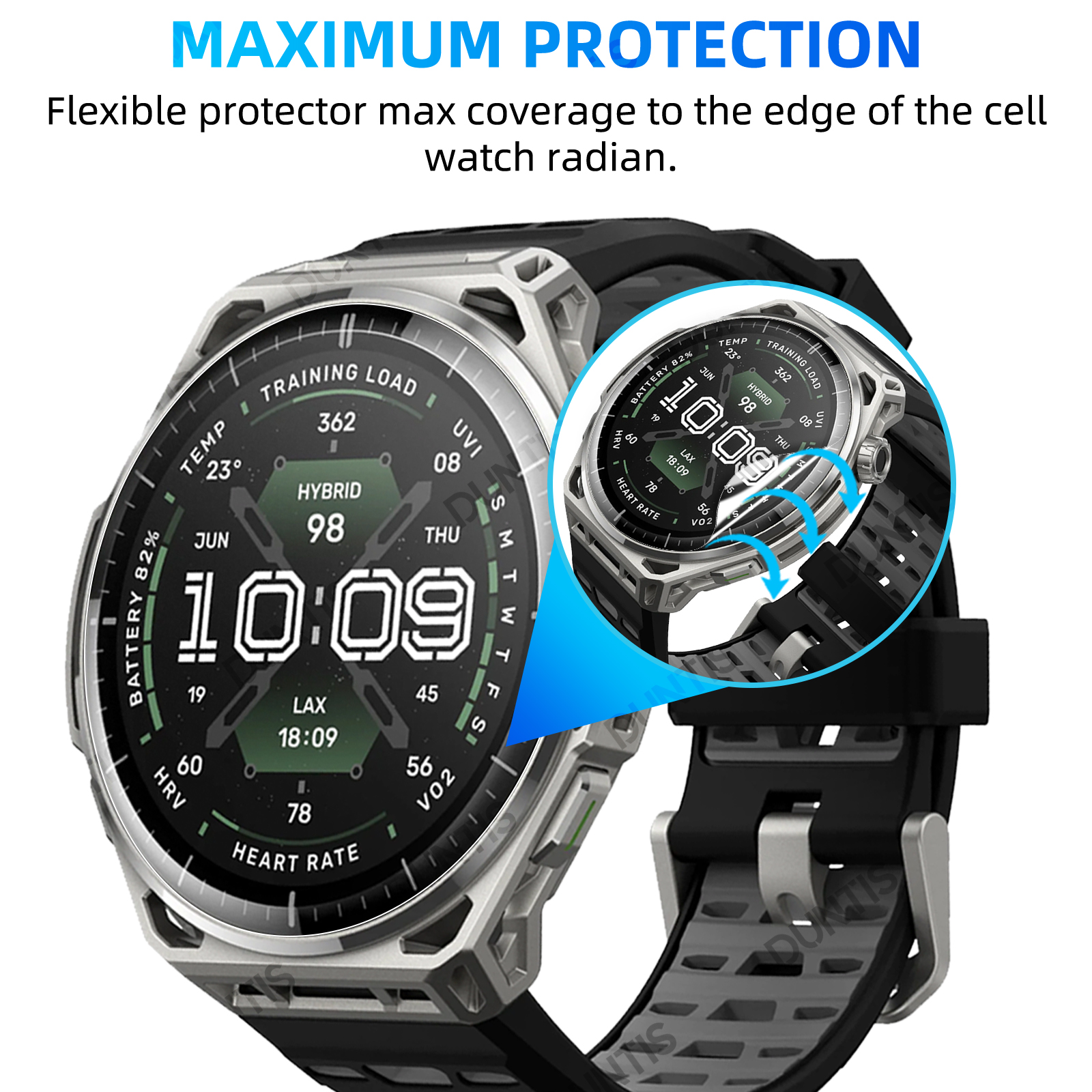 3D Screen Protector for Amazfi - Flexible Tpu Film recension och pris