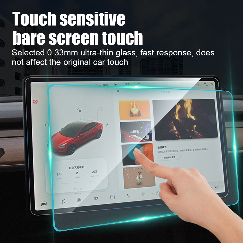 For Tesla Model 3/Y 2021 Matte - Matte Anti Glare Screen recension och pris
