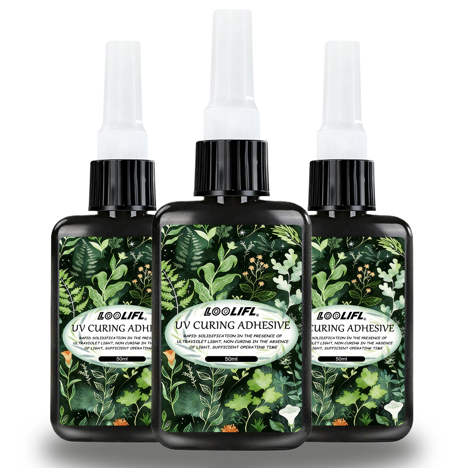 LOOLIFL UV Glue Kit 3 Bottles  - Liquid Uv Glue Kit recension och pris