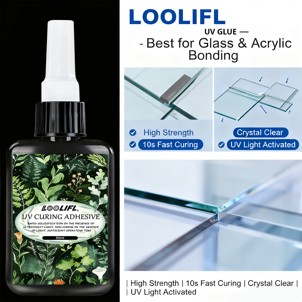 LOOLIFL UV Glue Kit 3 Bottles  - Liquid Uv Glue Kit recension och pris